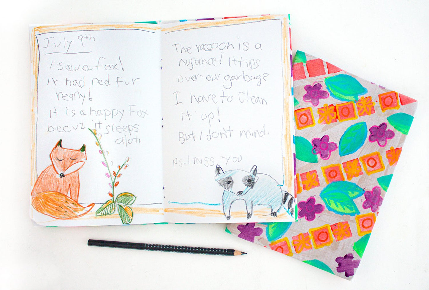 Painted Fabric Journal